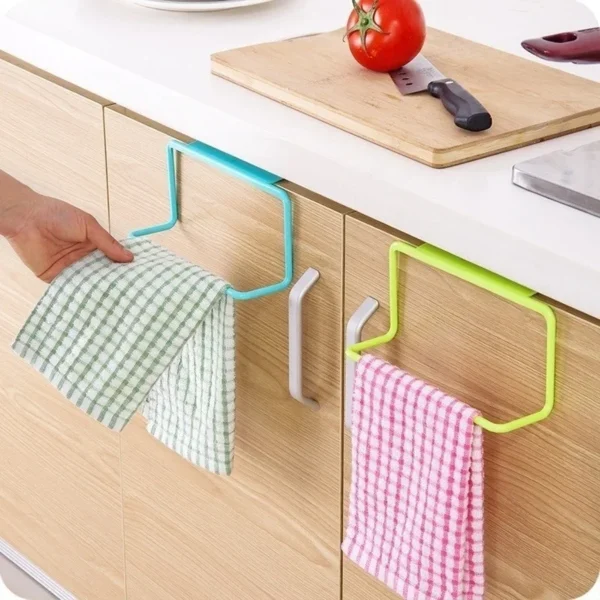 Over Door Towel Rack Bar Hanging Holder - Image 3