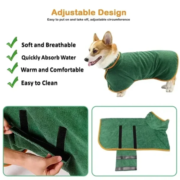 HOT Pet Microfiber Quick Drying Bath Towels - Image 3