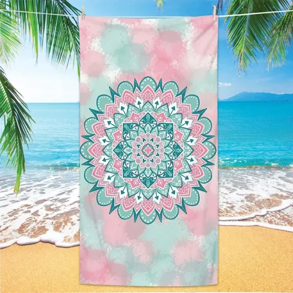 Summer Beach Towel Women Men Microfiber - Image 3