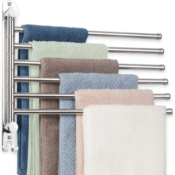 Stainless Steel Rotation Rack Wall Mounted Towel