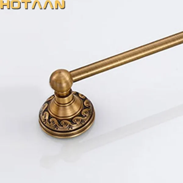 Antique Brass Bathroom Towel Holder Single Towel Bar