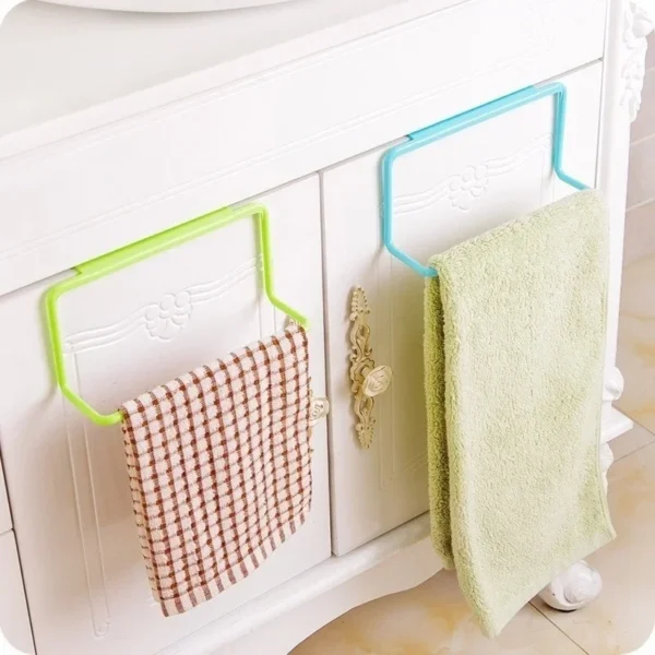 Over Door Towel Rack Bar Hanging Holder - Image 5