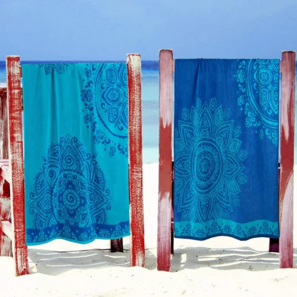 Cotton Beach Quick Drying Towel Set - Image 2