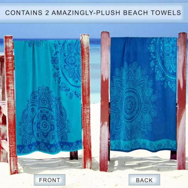 Cotton Beach Quick Drying Towel Set - Image 4