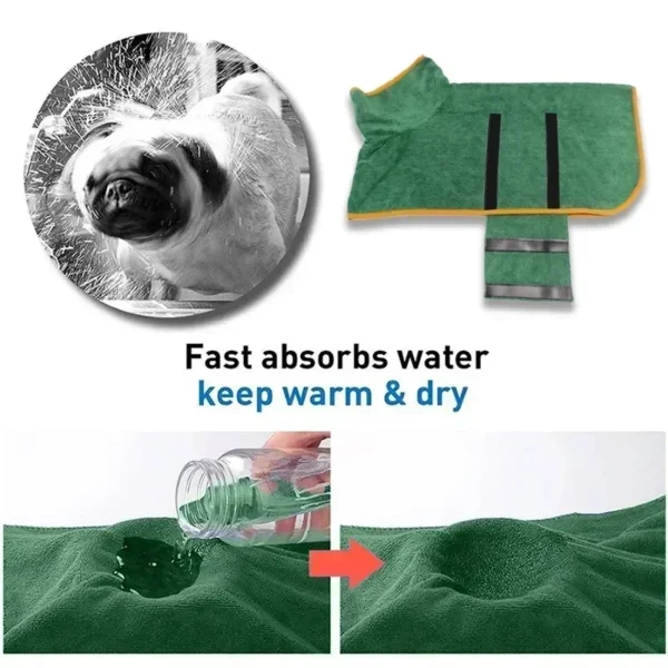 HOT Pet Microfiber Quick Drying Bath Towels - Image 4